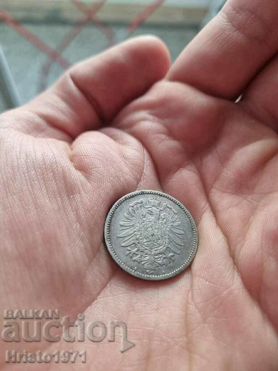 1 mark 1881 A with price 33.00 BGN | € 16.87