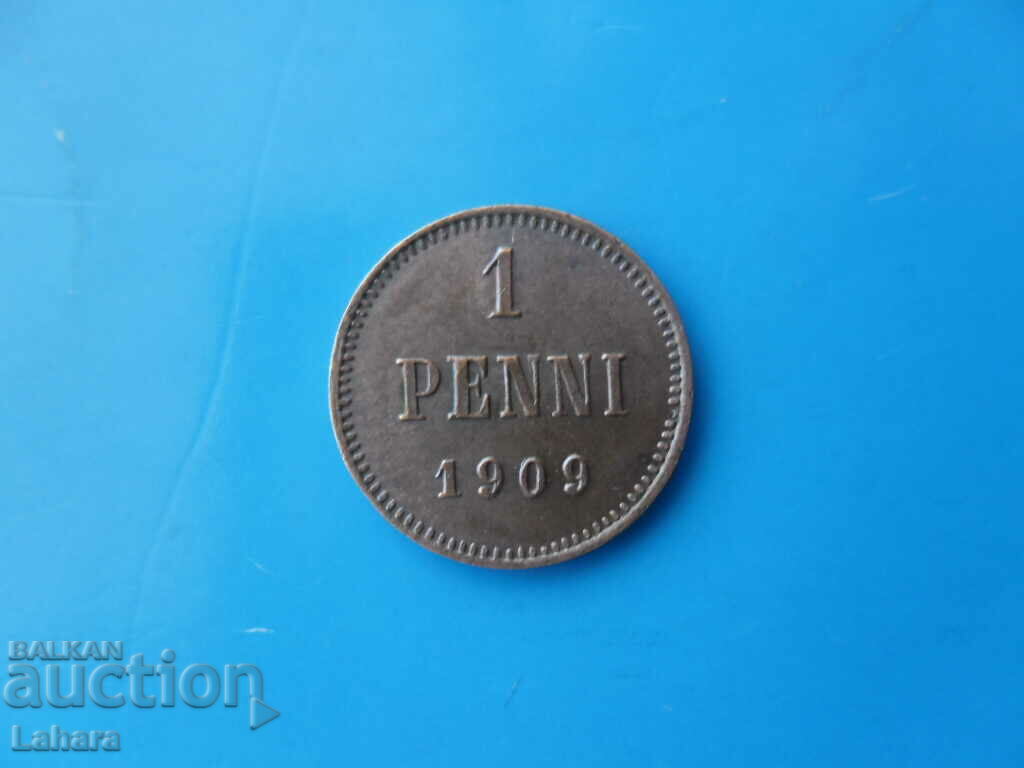 1 penny 1909 Finland