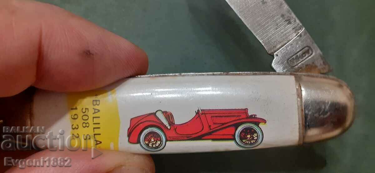 Mikov Fiat Balilla - Old Pocket Knife with Car from Sotsa with price 45.00 BGN | € 23.01