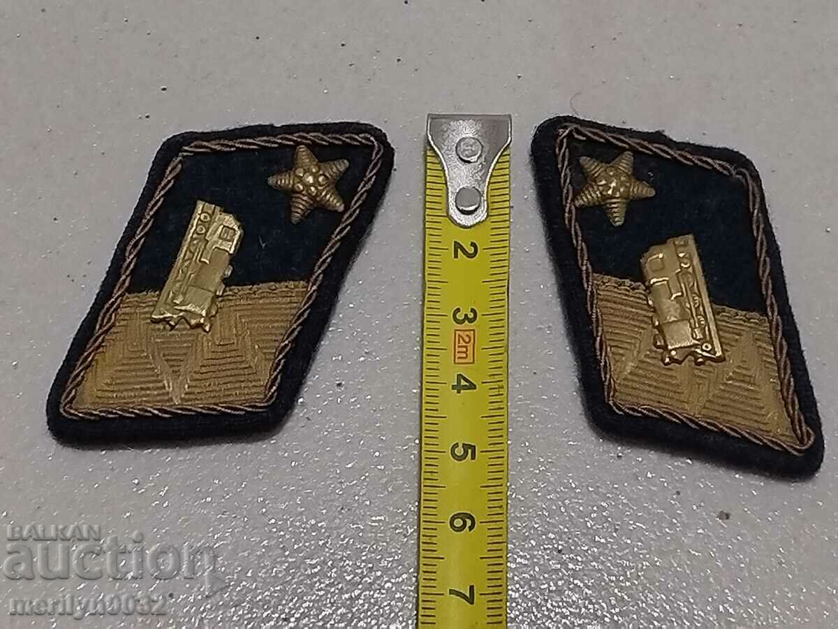 Auction Monograms in railway transport NRB epaulets Monograms epaulet patch Auction Monograms in railway transport NRB epaulets Monograms epaulet patch