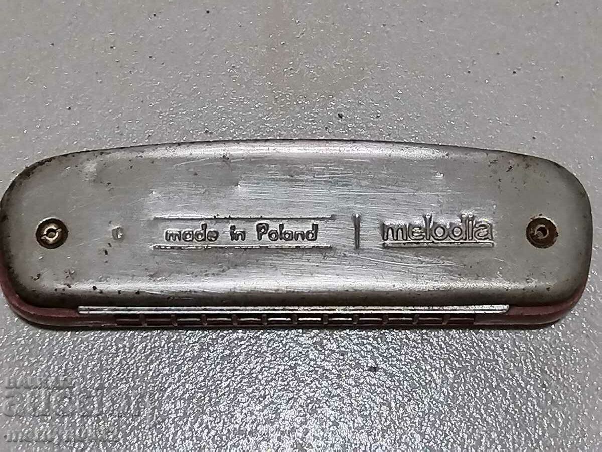 Old harmonica, musical instrument Poland with price 29.00 BGN | € 14.83 Old harmonica, musical instrument Poland with price 29.00 BGN | € 14.83