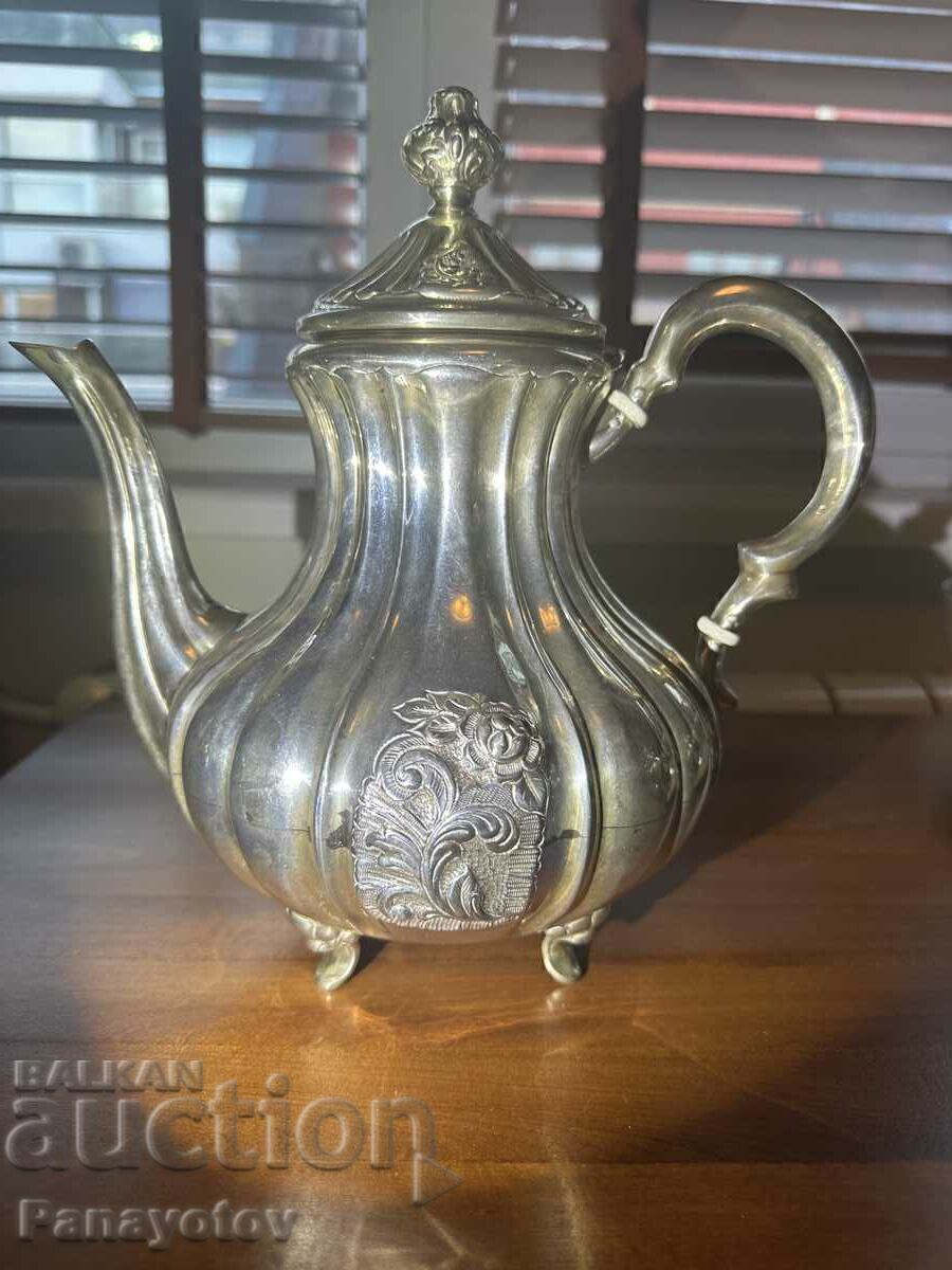 КАНА СРЕБРО 972 КАПАК РЪЧНА ИЗРАБОТКА ВЕК УНИКАЛНА СРЕБЪРНА