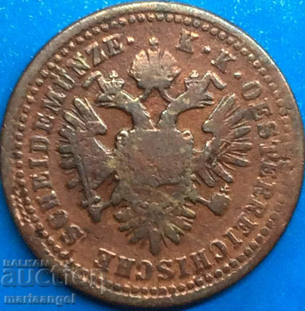 1 Kreuzer 1851 Austria B - Kremnitz