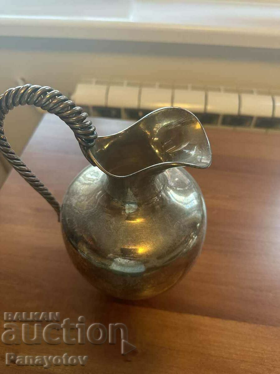 JUG SILVER 712 WATER WINE DISH 925 IDEAL MASSIVE INVESTMENT - 5