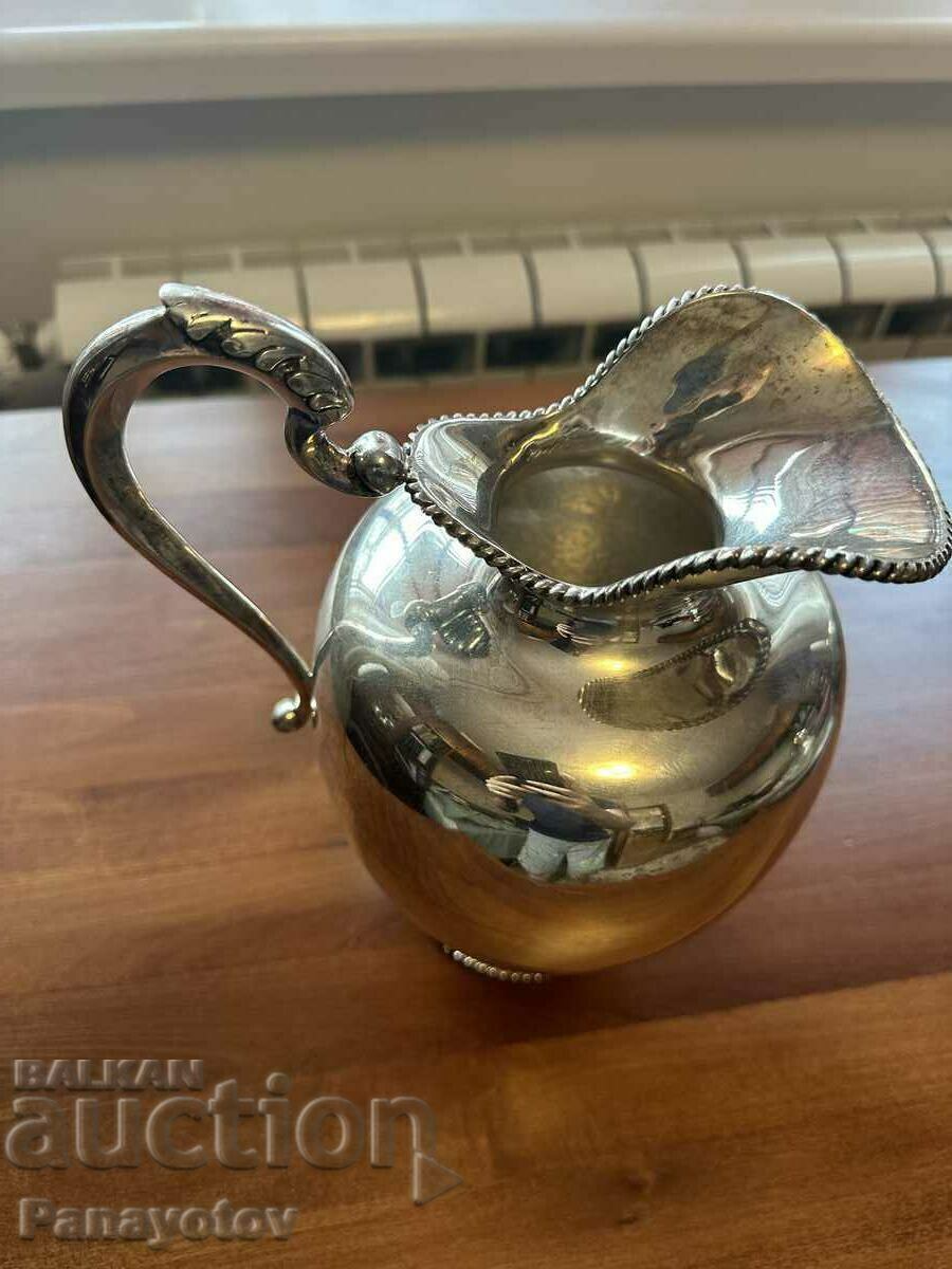 JUG SILVER 767 DISH WATER WINE 925 FRANCE MASSIVE INVESTMENT with price 3990.00 BGN | € 2040.05