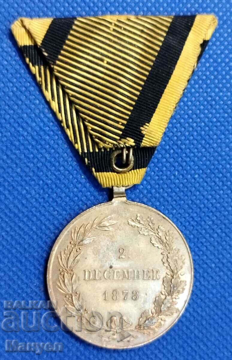 Delivery of Austria-Hungary, jubilee medal 25 years from the Tsar. of the IMP. Fr. Joseph. Delivery of Austria-Hungary, jubilee medal 25 years from the Tsar. of the IMP. Fr. Joseph.