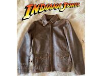 Indiana Jones leather jacket, original, Indiana Jones, NEW