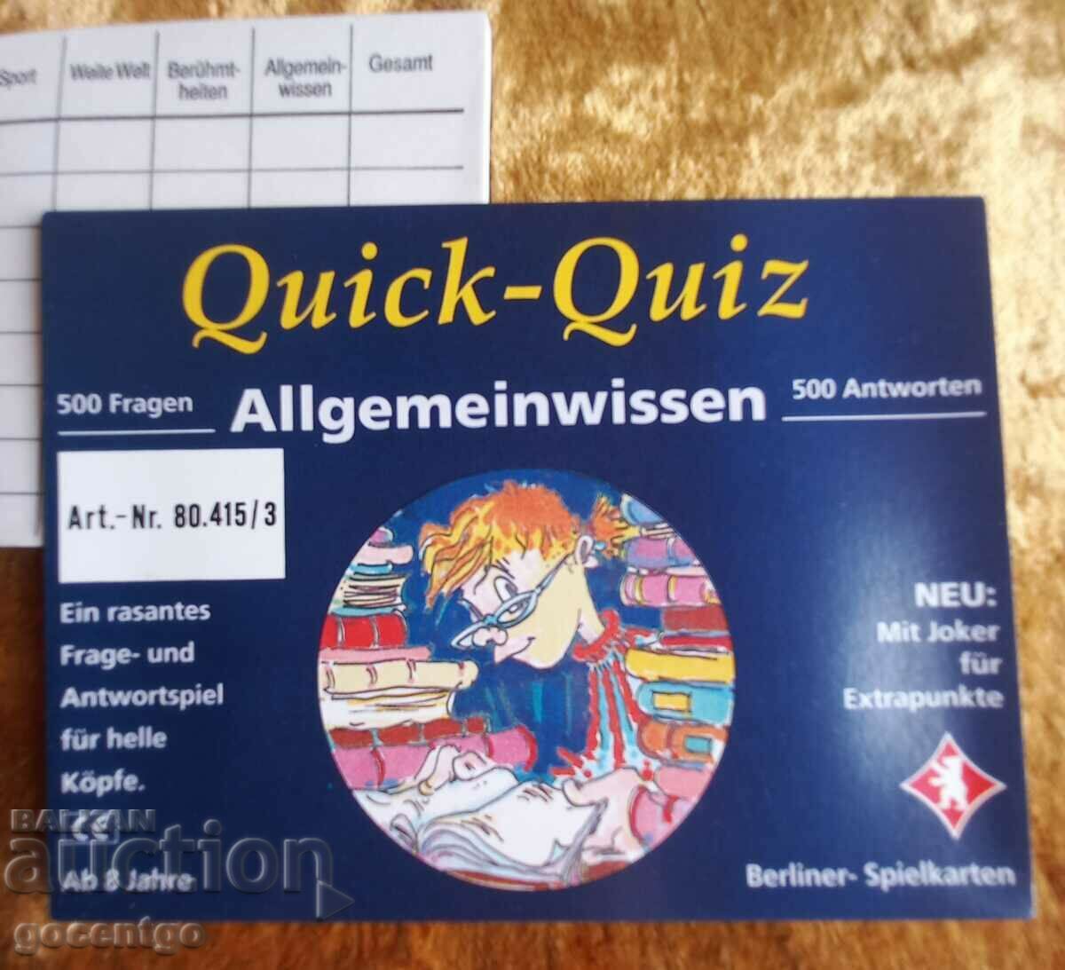 JOC QUIZ 2 PUNTE SIGILATE