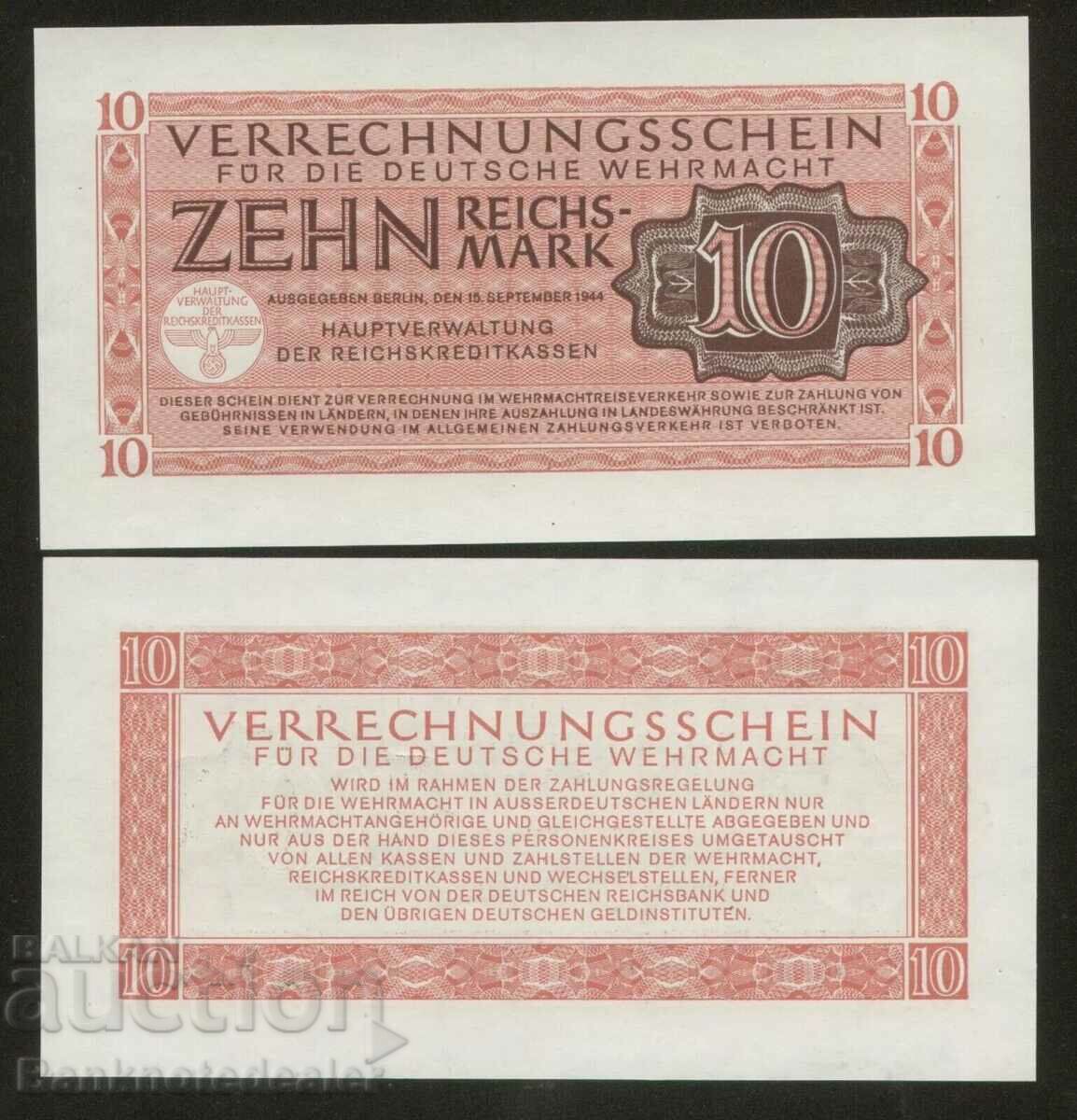 Γερμανία 10 Reichsmark 1944 Pick M40 Unc 1