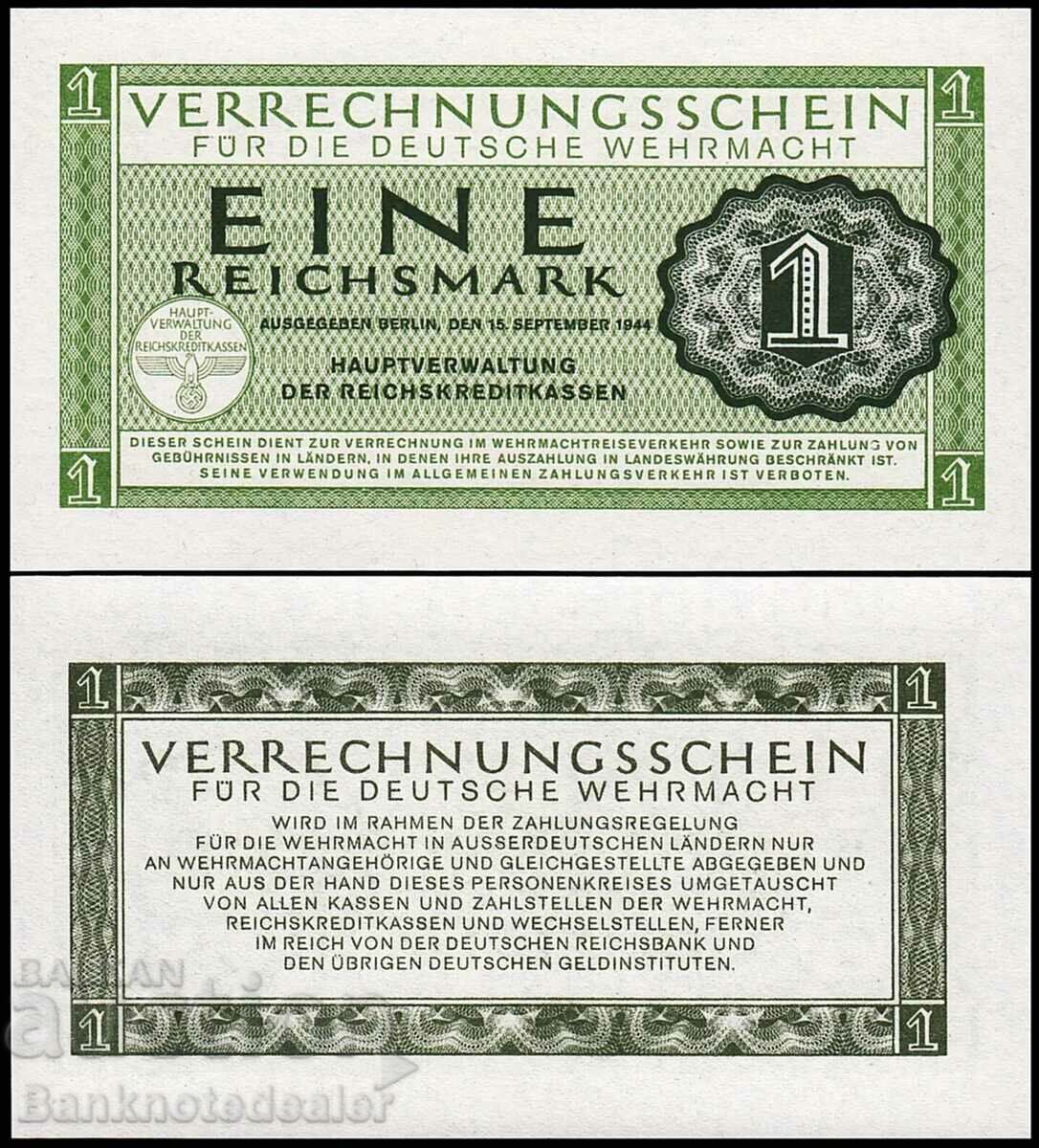 Germany 1 Reichsmark 1944 Pick M38 Unc