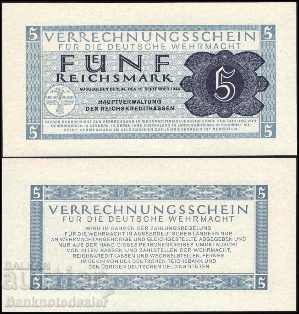 Germany 5 Reichsmark 1944 Pick M39 Unc