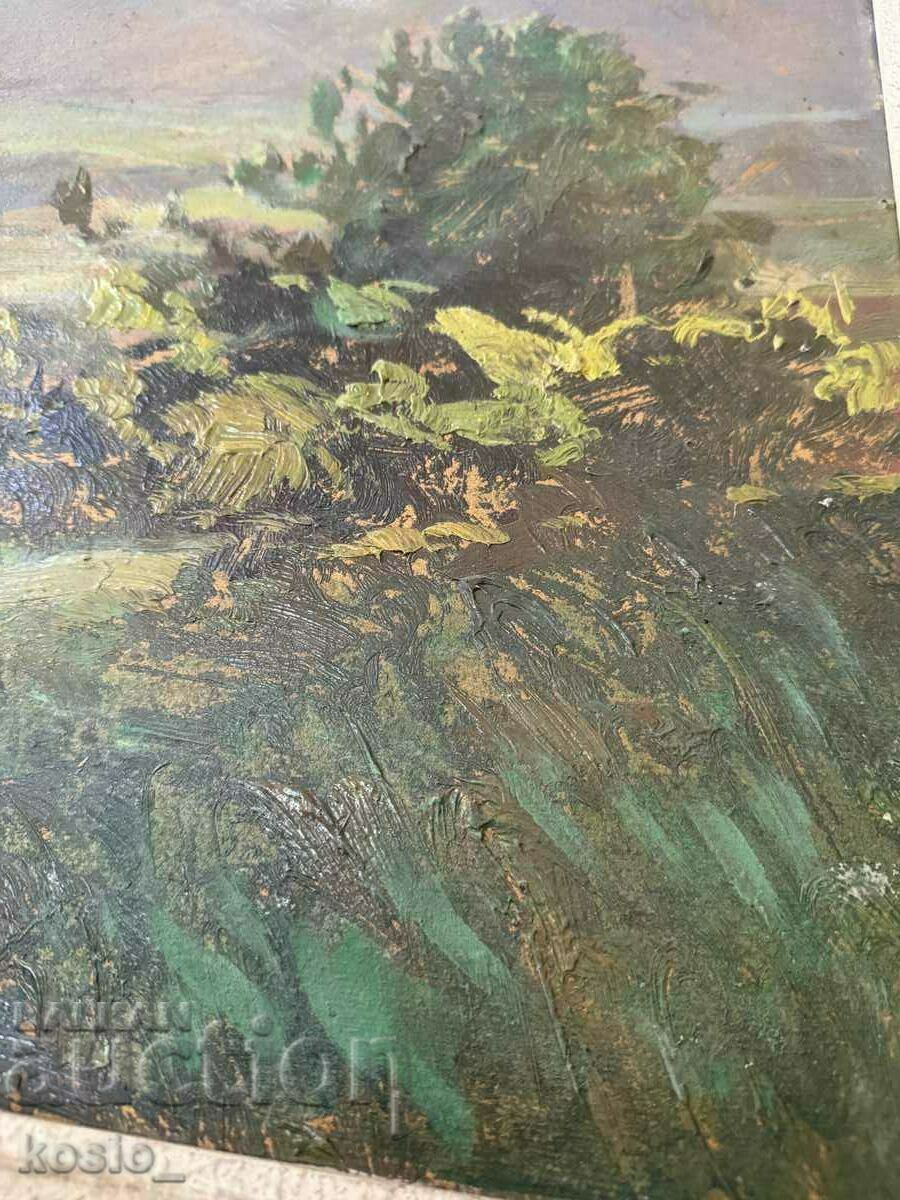 Pictură în ulei Georgi Lozev carton nesemnat cu preț 400.00 BGN | € 204.52 Pictură în ulei Georgi Lozev carton nesemnat cu preț 400.00 BGN | € 204.52