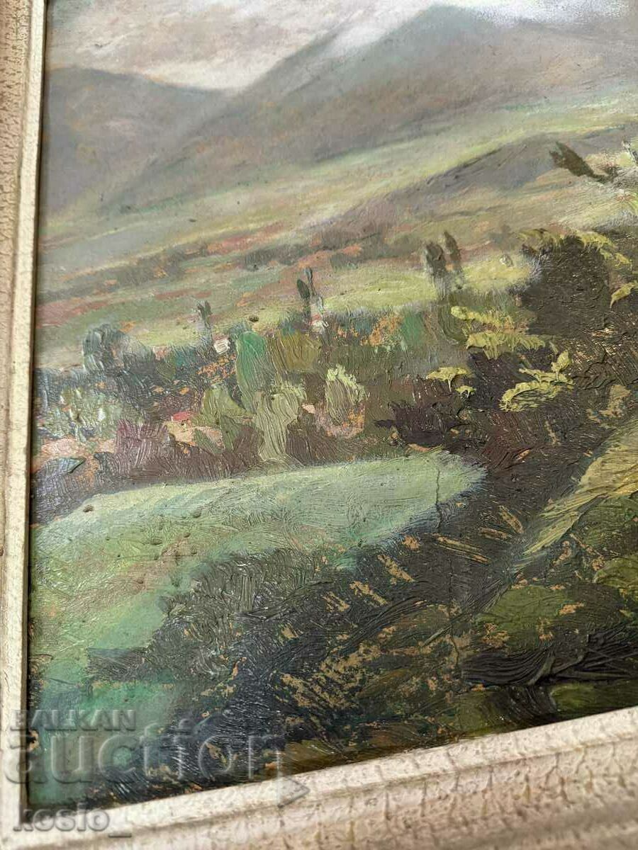 Licitație Pictură în ulei Georgi Lozev carton nesemnat Licitație Pictură în ulei Georgi Lozev carton nesemnat