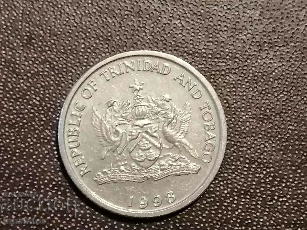 Trinidad and Tobago 25 cents 1998