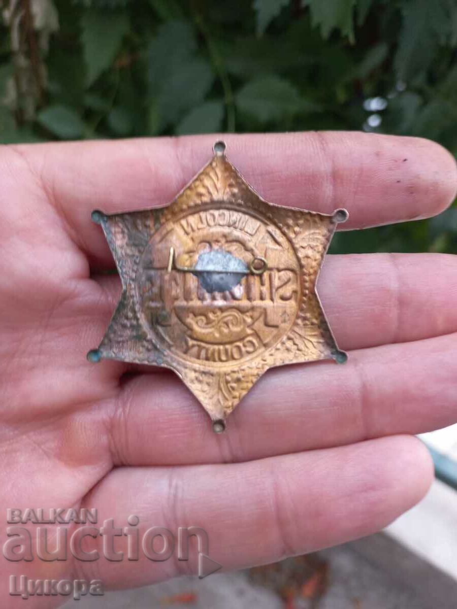 SHERIFF BADGE with price 80.00 BGN | € 40.90 SHERIFF BADGE with price 80.00 BGN | € 40.90