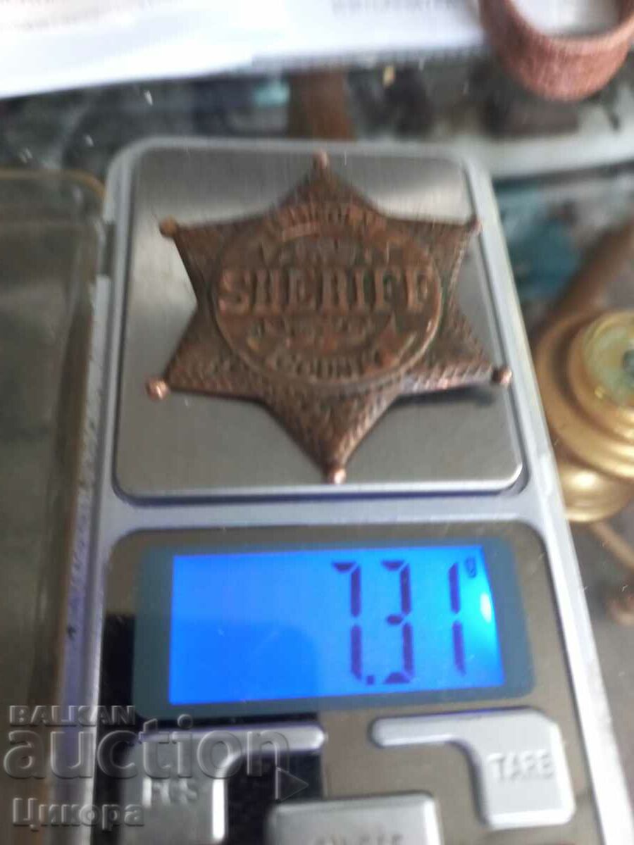 Auction SHERIFF BADGE Auction SHERIFF BADGE