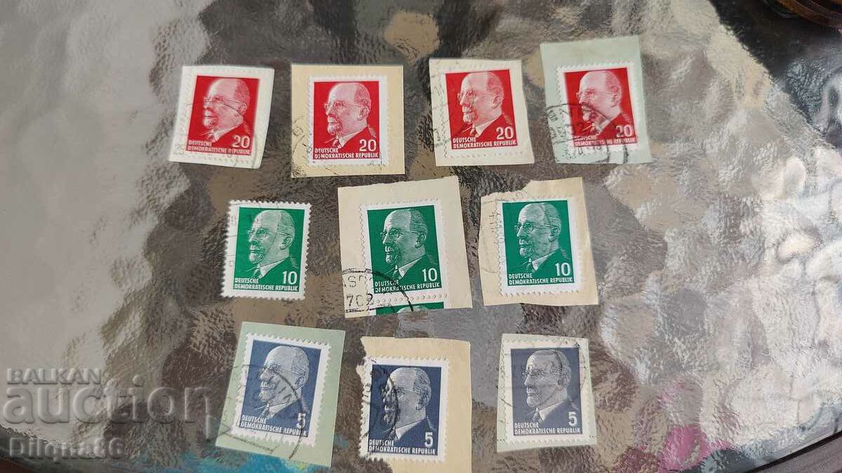 Old GDR stamps