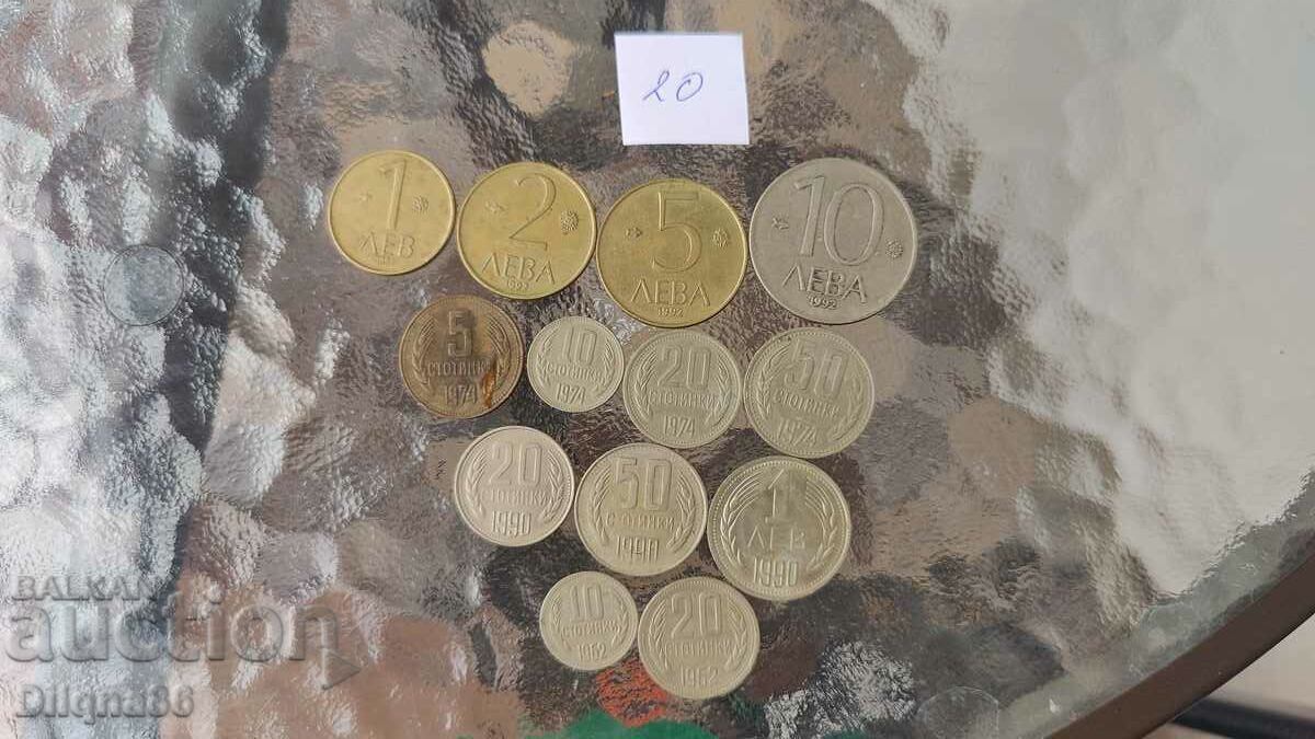 Lot of coins - 1990, 1992, 1974,1962