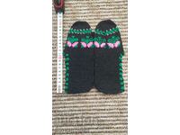 Hand-knitted slippers