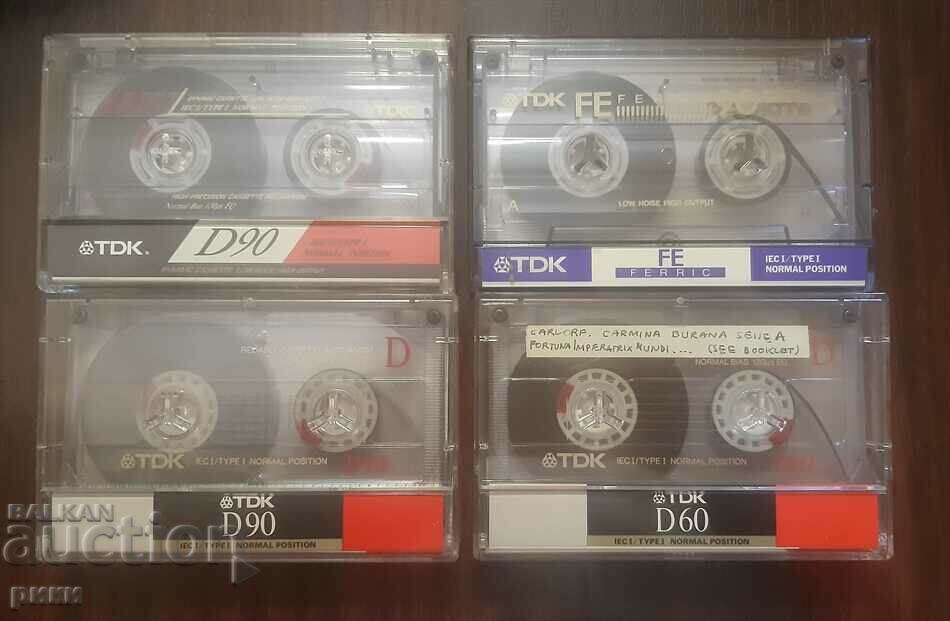 TDK audio cassettes