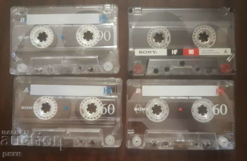 SONY audio cassettes - 5 SONY audio cassettes - 5