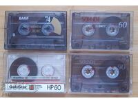 audio cassettes BASF, EMTEC, GoldStar