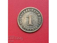 Germany-1 pfennig 1909 A-Berlin