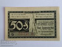 Германия notgeld 50 пфенига 1921 година Harz