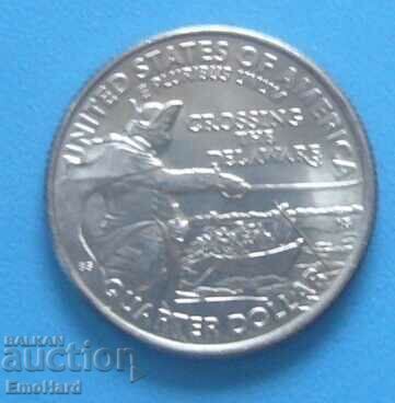 US 1/4 Dollar Washington Crosses Delaware 2021 P US 1/4 Dollar Washington Crosses Delaware 2021 P