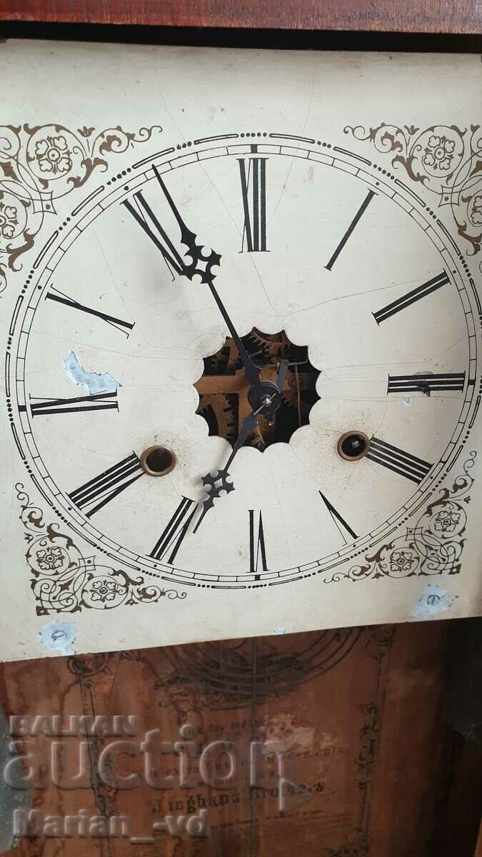 Auction  Old American wall clock
