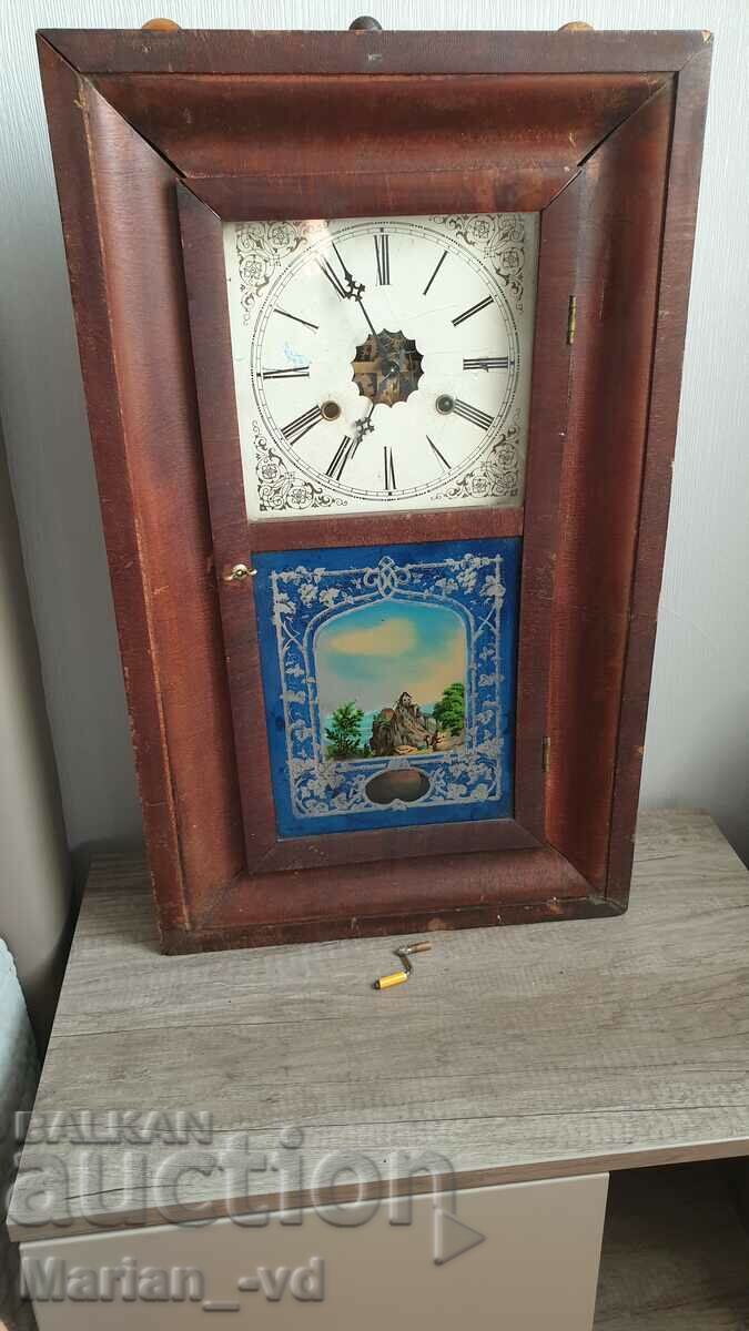 Old American wall clock