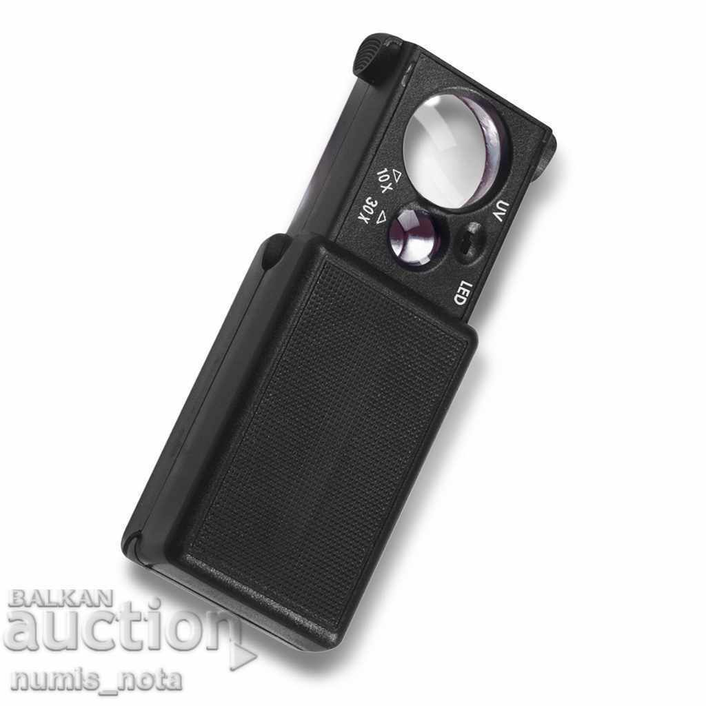 Licitație lupă numismatică Leuchtturm 10X, 30X