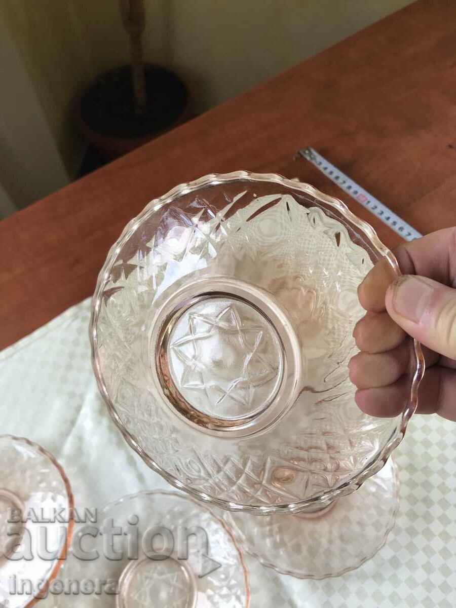 PLATE GLASS RELIEF COLOR THICK FROM SOTCA-5 PCS. - 5 PLATE GLASS RELIEF COLOR THICK FROM SOTCA-5 PCS. - 5