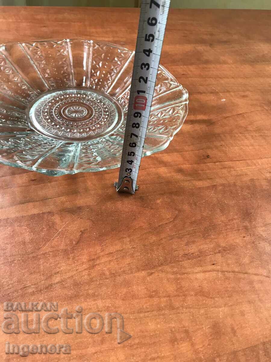 Auction FRUCTIERA SALATIERA THICK EMBOSSED GLASS BULGARIA Auction FRUCTIERA SALATIERA THICK EMBOSSED GLASS BULGARIA