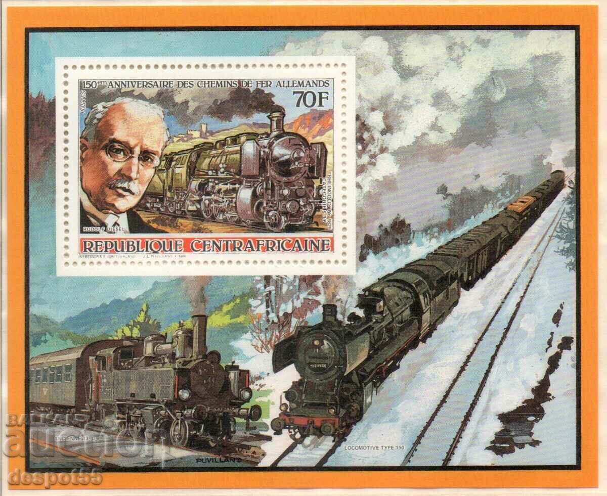 1986. REGELE. Rudolf DIESEL și locomotiva cu abur. CURIOZITATE!