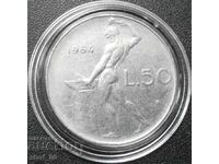 Italia 50 lire 1964