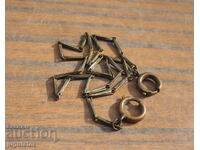 old antique bronze pocket watch chain custek