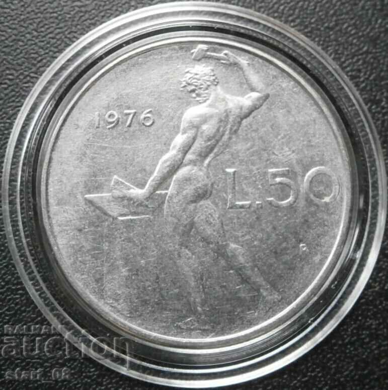 Italia 50 lire 1976