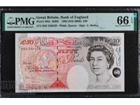 England 50 Pounds 1994 Pick 388c PMG 66  Unc