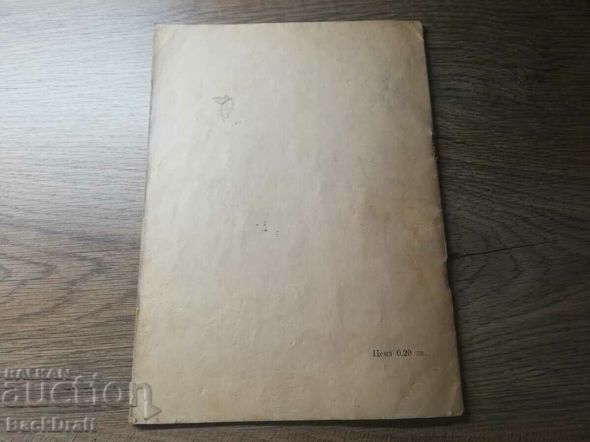 Football program Bulgaria - France 1976. Qualifier-WC 1978 - 5