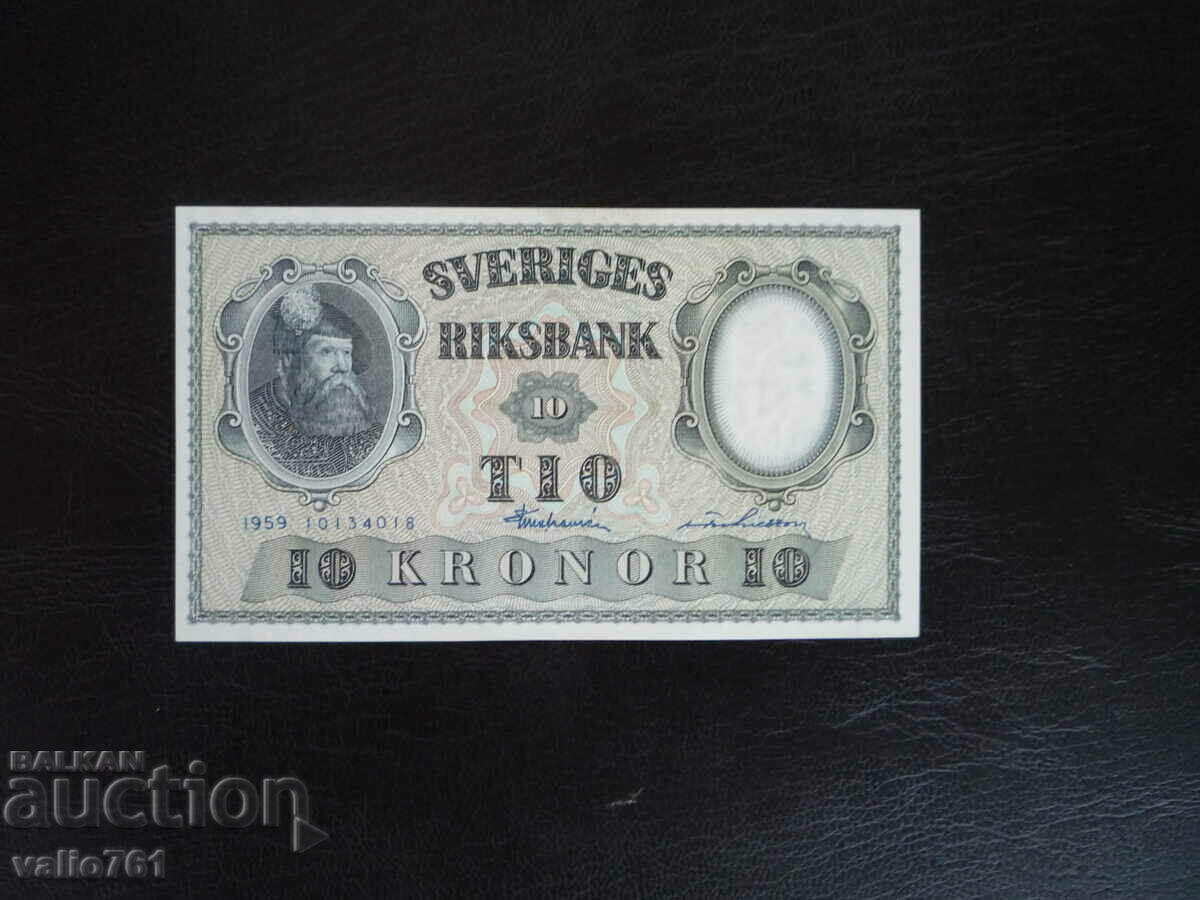 ШВЕЦИЯ 10 КРОНИ 1959 НОВИ UNC ШВЕЦИЯ 10 КРОНИ 1959 НОВИ UNC