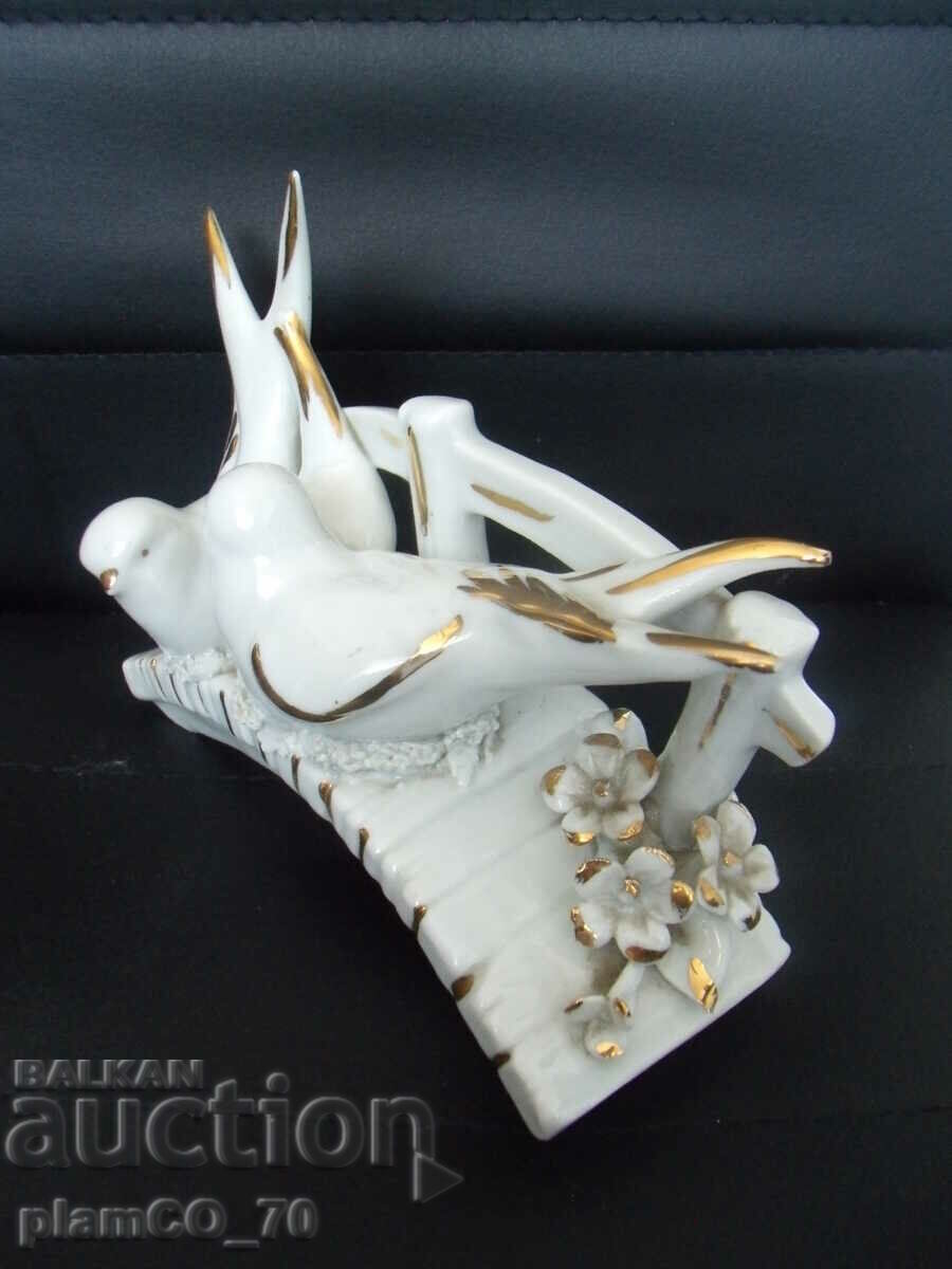 Δημοπρασία #*7659 παλιά πορσελάνινη φιγούρα - πουλιά - Capodimonte Δημοπρασία #*7659 παλιά πορσελάνινη φιγούρα - πουλιά - Capodimonte