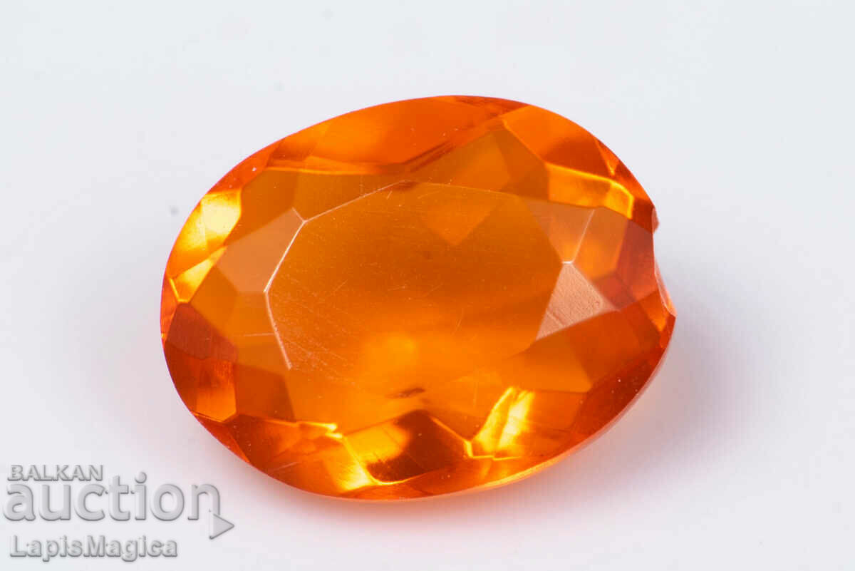 Mexican Fire Opal 0.73ct Oval Cut