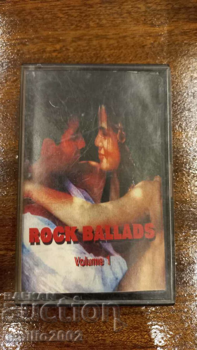 Rock ballads audio cassette