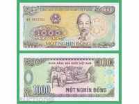 (¯`'•.¸ VIETNAM 1000 dong 1988 UNC ¸.•'´¯)