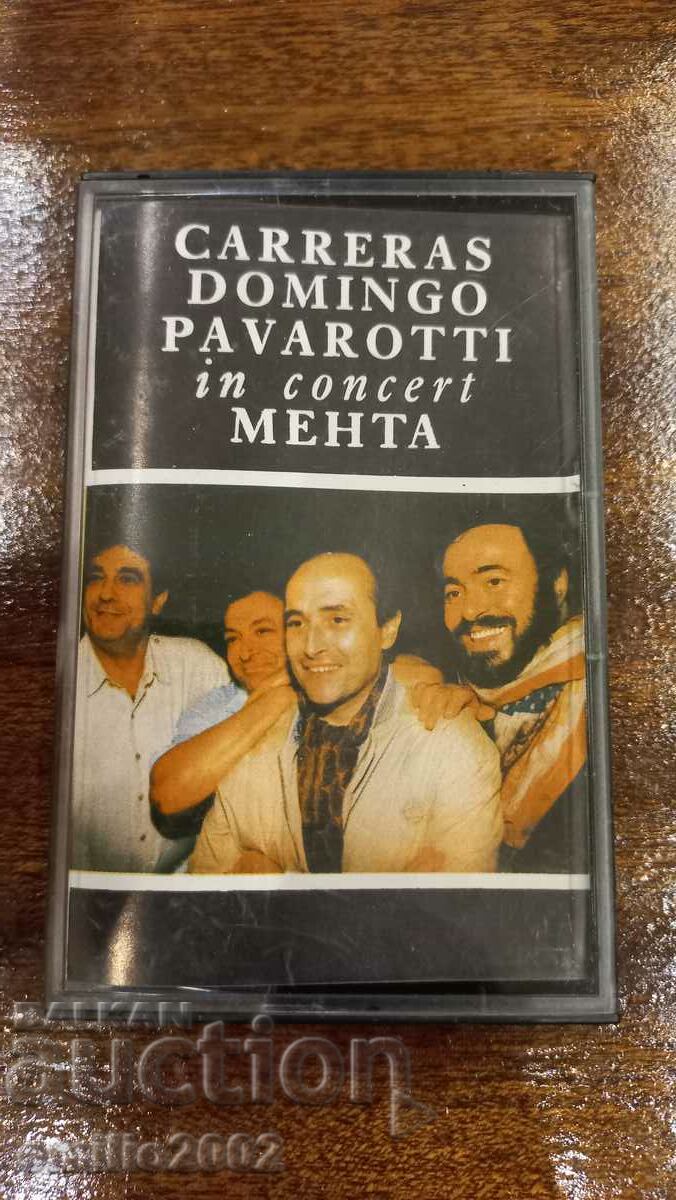 Carreras Domingo Pavarotti Audio Cassette