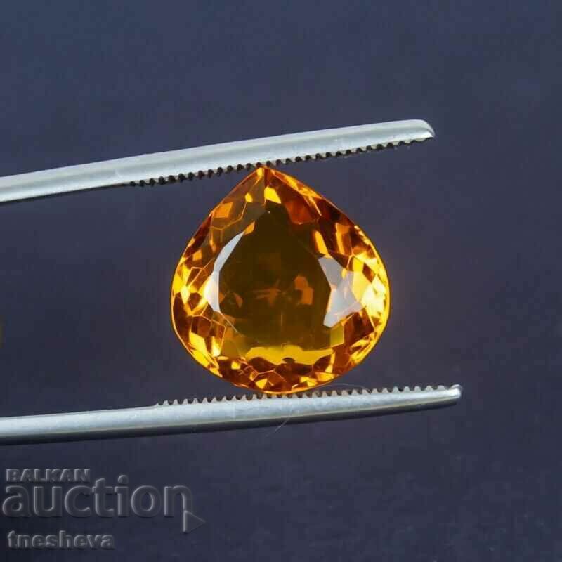 Нежен жълт цитрин 16.00 ct.+ сертификат