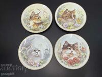 Collectible porcelain plates. #5838