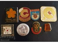 Chem. comb. "Svilosa" - 8 pcs. badges