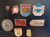 Soc. Badges - 9 pcs.